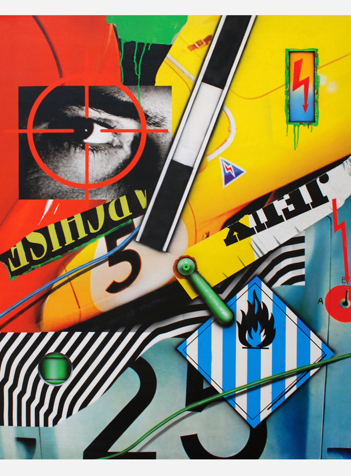 Peter Klasen "Target/Green Lever/25"