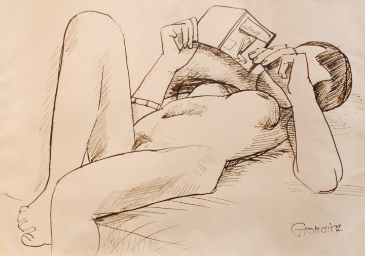 marcel-gromaire-reading-nude