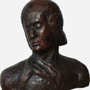 Émile Bernard bronze "Femme en buste"