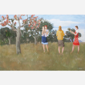 André Tondu "Three Girls in a Field"