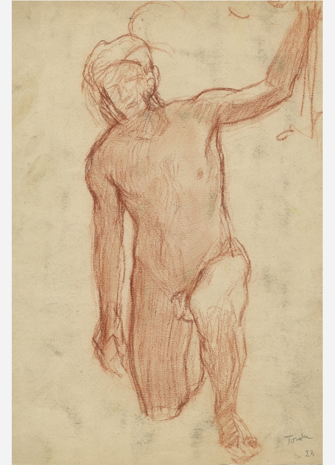 André Tondu Studies of a Naked Man