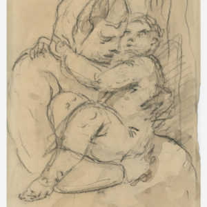 Emile Bernard Mère et enfant