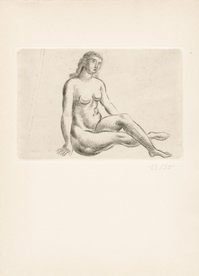 André Derain, Seated Nude