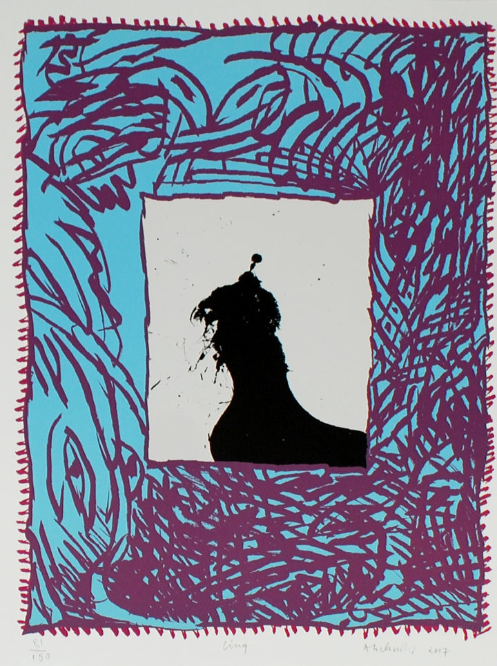 Pierre Alechinsky Jours Ouvrables 5 lithographie