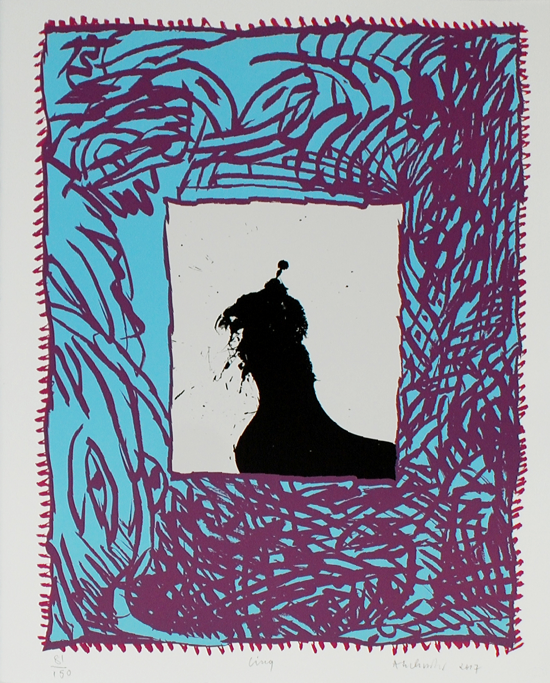 Pierre Alechinsky Jours Ouvrables 5 lithographie