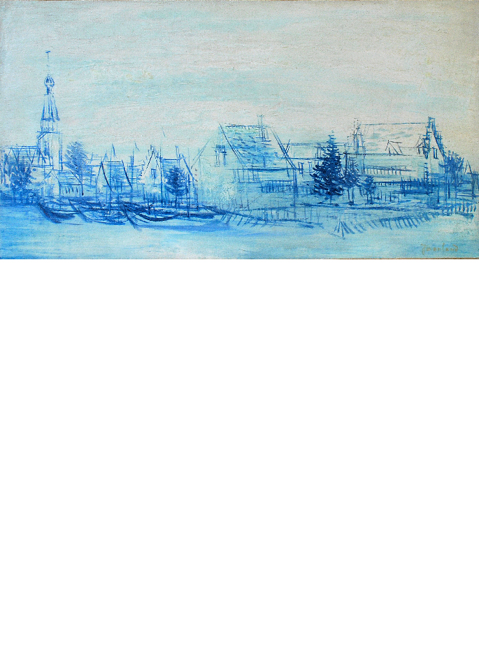 jacques-berland-paysage-marin-au-clocher-bleu