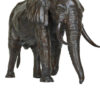 Damien Colcombet Sixième éléphant Bronze animalier
