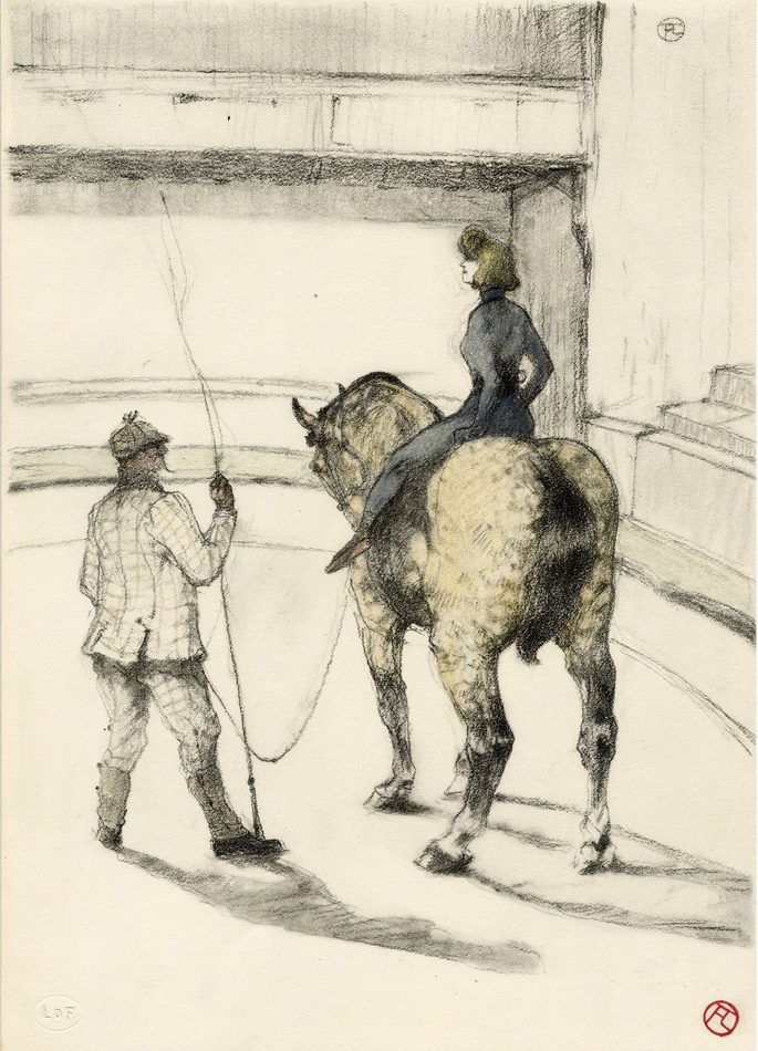 Toulouse-Lautrec Travail de répétition du panneau