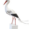 Hervé Bédouin sculpture Cigogne 69 plâtre bois métal Centre Cristel Éditeur d'Art Saint-Malo