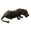 Damien Colcombet Petite Lionne couchée sculpture animalière bronze