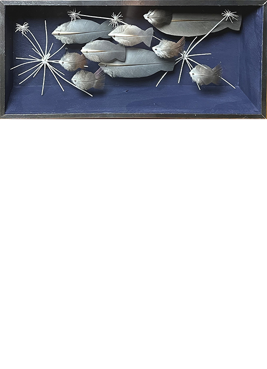 Anne Limbour Constellations marines nuancées œuvre plastique