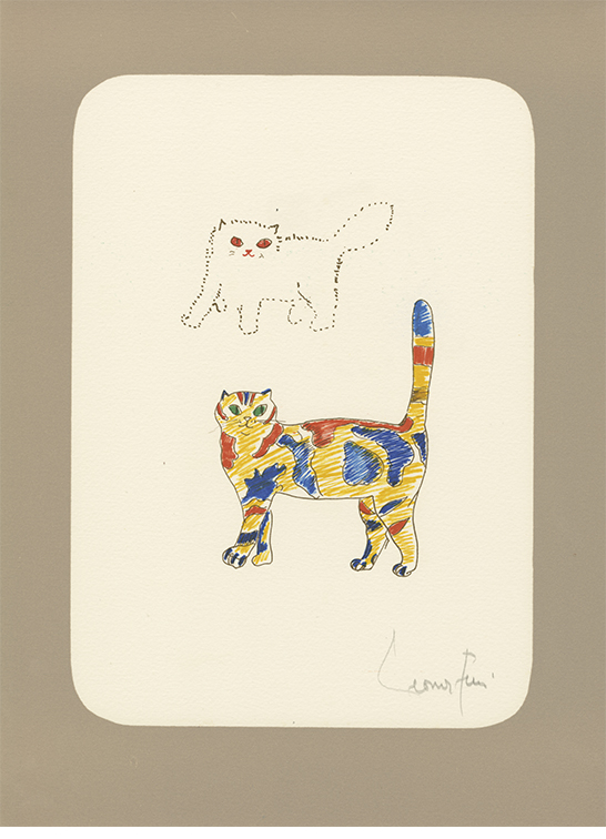 Leonor Fini La Grande Parade des chats lithographies