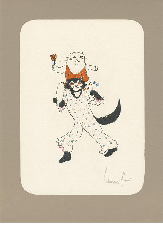 Leonor Fini La Grande Parade des chats lithographies