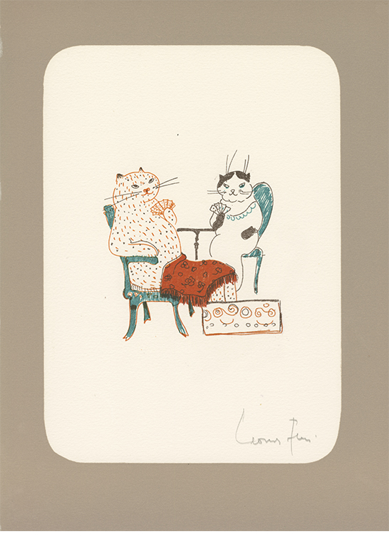 Leonor Fini La Grande Parade des chats lithographies