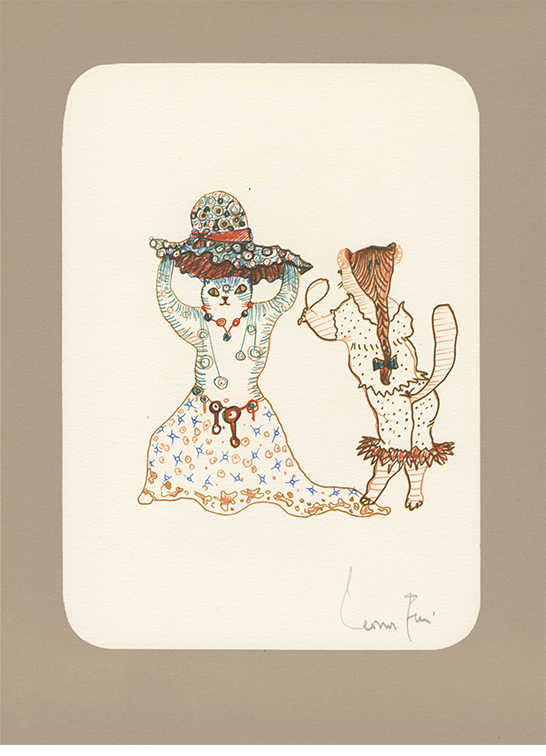 Leonor Fini La Grande Parade des chats lithographies