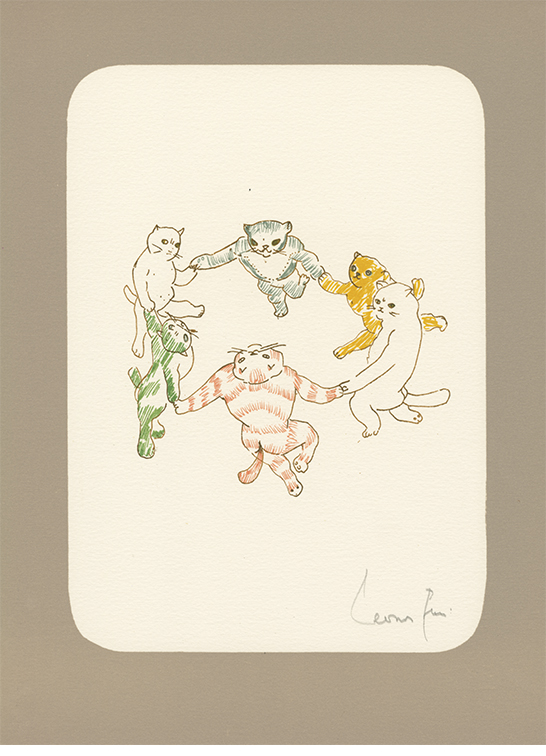 Leonor Fini La Grande Parade des chats lithographies
