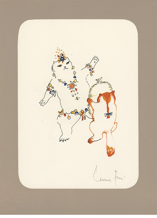 Leonor Fini La Grande Parade des chats lithographies