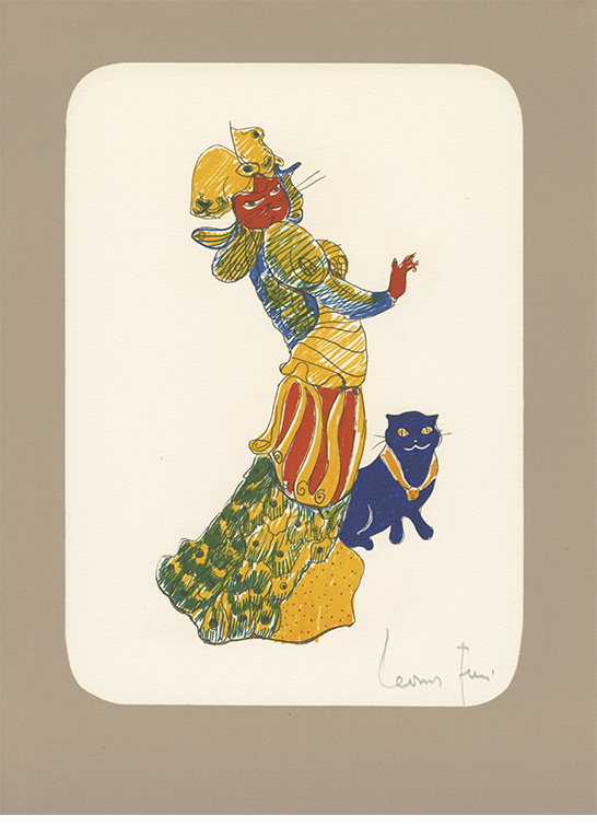 Leonor Fini La Grande Parade des chats lithographies