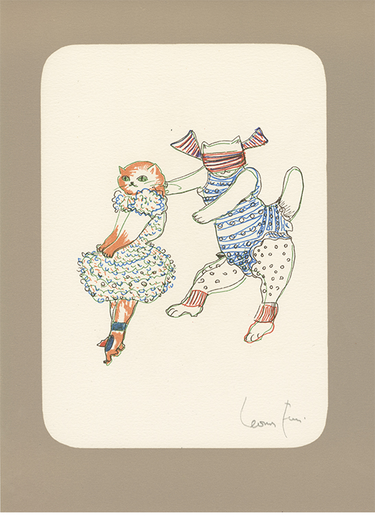 Leonor Fini La Grande Parade des chats lithographies