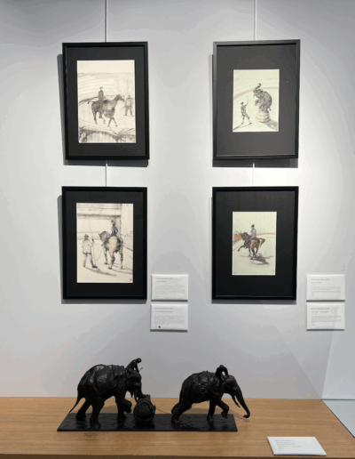 Exposition Toulouse-Lautrec au cirque Centre Cristel Editeur d'Art Saint-Malo