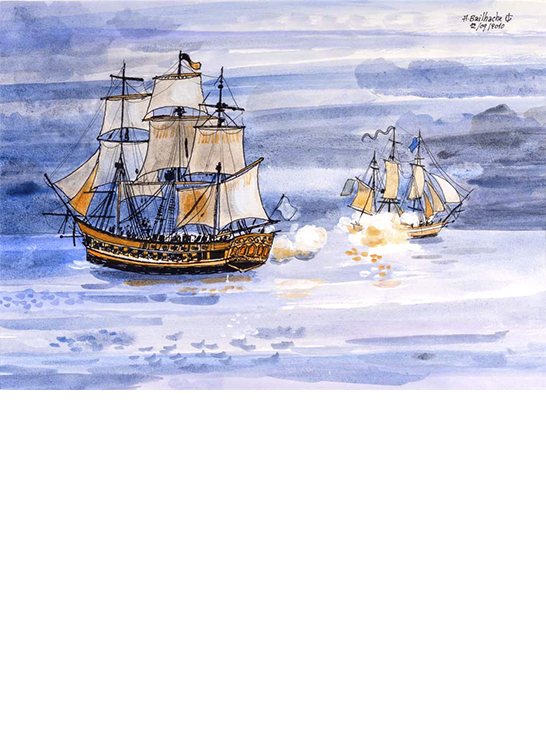 Exposition Alain Bailhache Bataille navale Saint-Malo Bretagne Centre Cristel Éditeur d'Art Saint-Malo