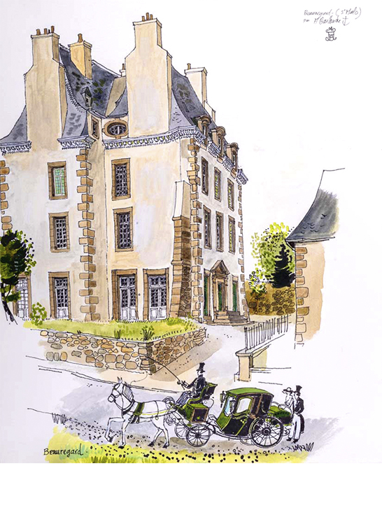 Exposition Alain Bailhache Beauregard Bretagne Centre Cristel Éditeur d'Art Saint-Malo
