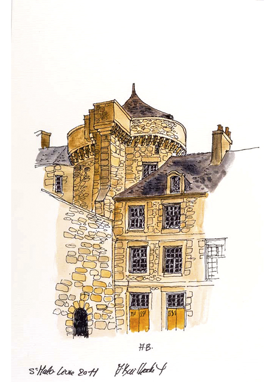 Exposition Alain Bailhache Château Saint-Malo Bretagne Centre Cristel Éditeur d'Art Saint-Malo