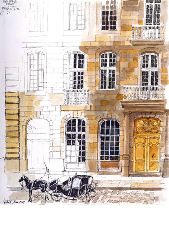 Exposition Alain Bailhache Hôtel White Saint-Malo Bretagne Centre Cristel Éditeur d'Art Saint-Malo