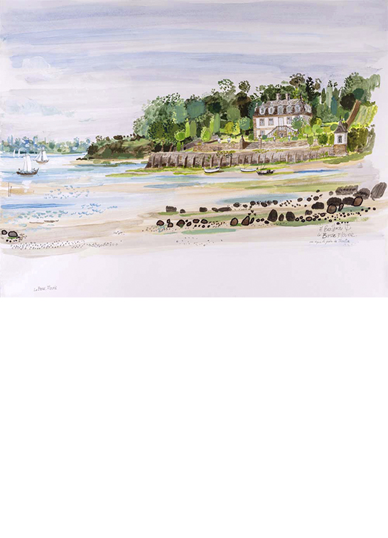 Exposition Alain Bailhache La Basse Flourie Bretagne Centre Cristel Éditeur d'Art Saint-Malo