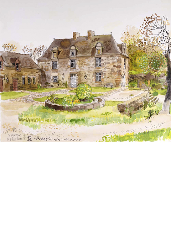 Exposition Alain Bailhache Le Blessin Bretagne Centre Cristel Éditeur d'Art Saint-Malo