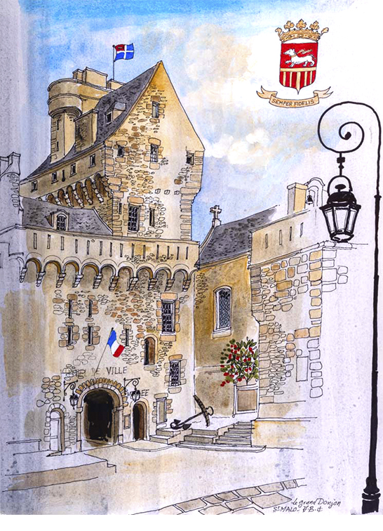 Exposition Alain Bailhache Le Grand Donjon Bretagne Centre Cristel Éditeur d'Art Saint-Malo