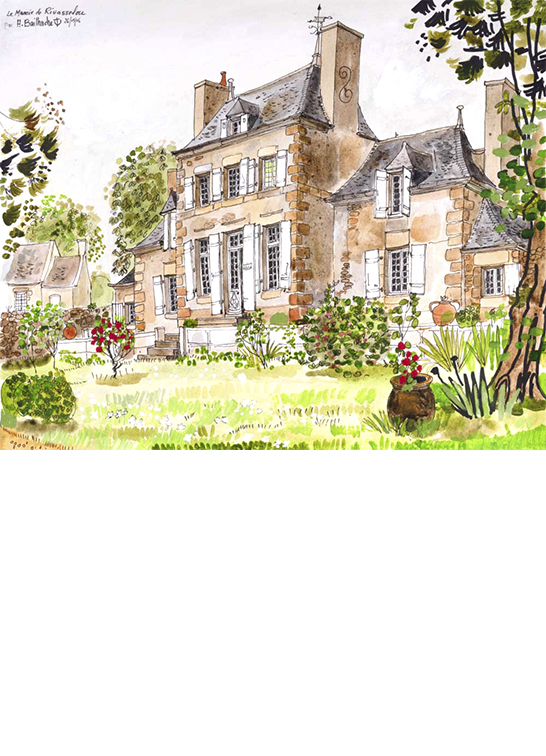 Exposition Alain Bailhache Manoir de Rivasselou Bretagne Centre Cristel Éditeur d'Art Saint-Malo