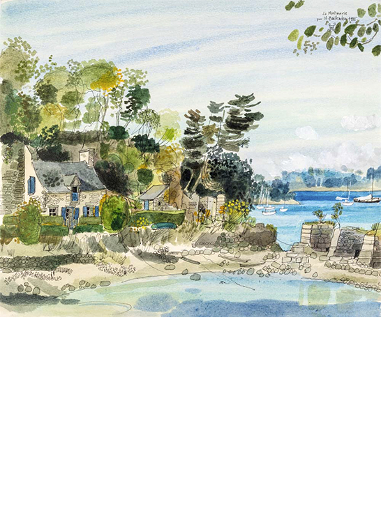 Exposition Alain Bailhache Montmarin Rance Centre Cristel Editeur d'Art Saint-Malo