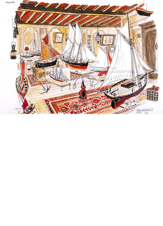 Exposition Alain Bailhache Musée de la mer Saint-Malo Bretagne Centre Cristel Éditeur d'Art Saint-Malo