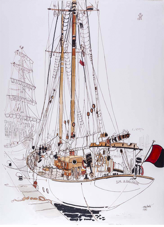 Exposition Alain Bailhache Saint-Malo Centre Cristel Éditeur d'Art Saint-Malo