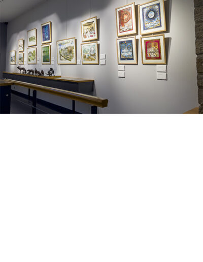 Exposition Alain Bailhache "Vent d'ouest et rêves d'Orient" Centre Cristel Éditeur d'Art Saint-Malo