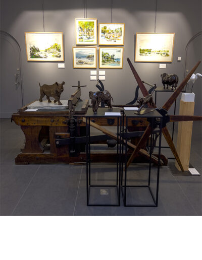 Exposition Alain Bailhache "Vent d'ouest et rêves d'Orient" Centre Cristel Éditeur d'Art Saint-Malo