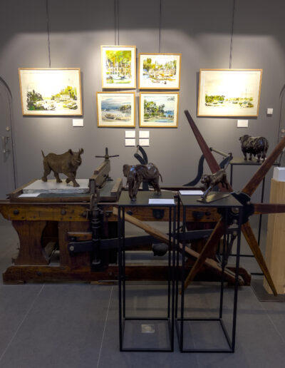 Exposition Alain Bailhache Centre Cristel Éditeur d'Art à Saint-Malo Bretagne