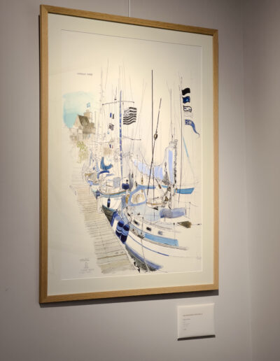 Exposition Alain Bailhache Centre Cristel Éditeur d'Art à Saint-Malo Bretagne