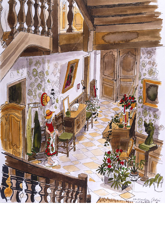 Exposition Alain Bailhache À la A La Secardaye Bretagne Saint-Malo Centre Cristel Éditeur d'Art Saint-Malo