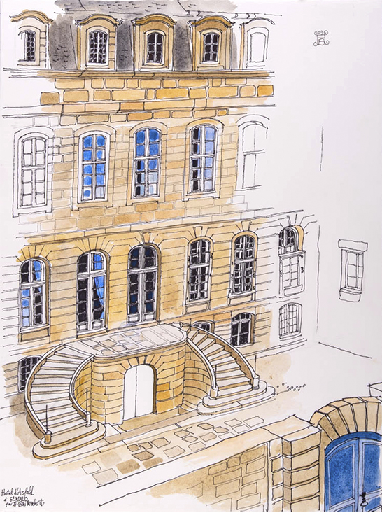 Exposition Alain Bailhache Hôtel d'Asfeld Bretagne Saint-Malo Centre Cristel Éditeur d'Art Saint-Malo