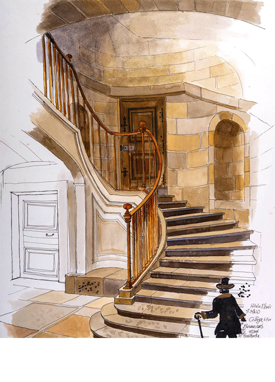 Exposition Alain Bailhache Hôtel de Plouër Bretagne Saint-Malo Centre Cristel Éditeur d'Art Saint-Malo