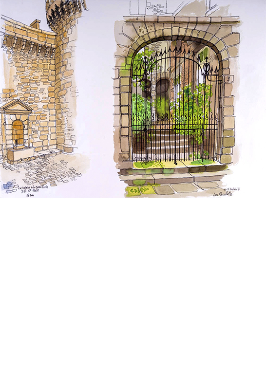 Exposition Alain Bailhache La Fontaine de la Grand Porte - Les Récollets Bretagne Saint-Malo Centre Cristel Éditeur d'Art Saint-Malo