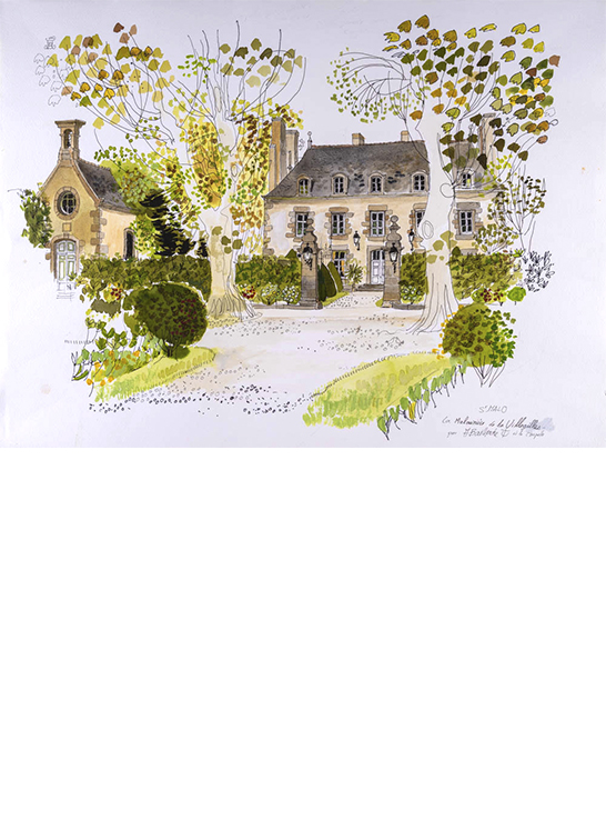 Exposition Alain Bailhache Malouinière de Ville Gilles Bretagne Saint-Malo Centre Cristel Éditeur d'Art Saint-Malo