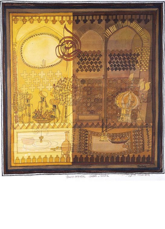 Exposition Alain Bailhache Palais oriental Ombre et soleil Centre Cristel Éditeur d'Art Saint-Malo