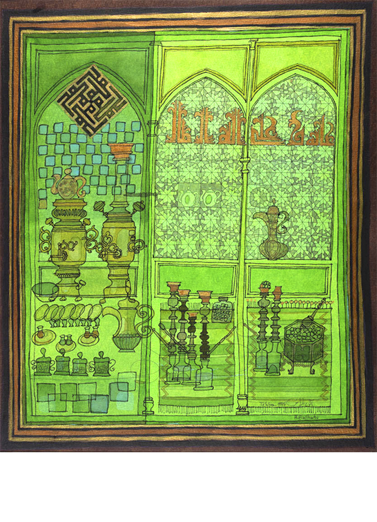 Exposition Alain Bailhache Téhéran Centre Cristel Éditeur d'Art Saint-Malo