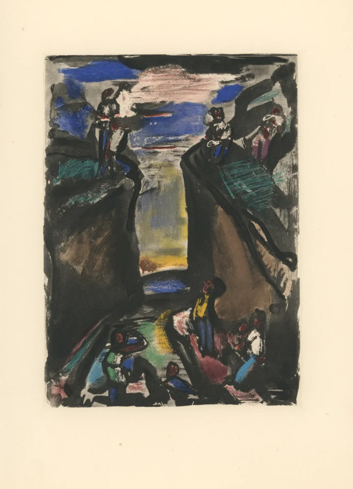 Exposition Georges Rouault retour à Saint-Malo Carnets de Gilbert 23 gravure Centre Cristel Éditeur d'Art