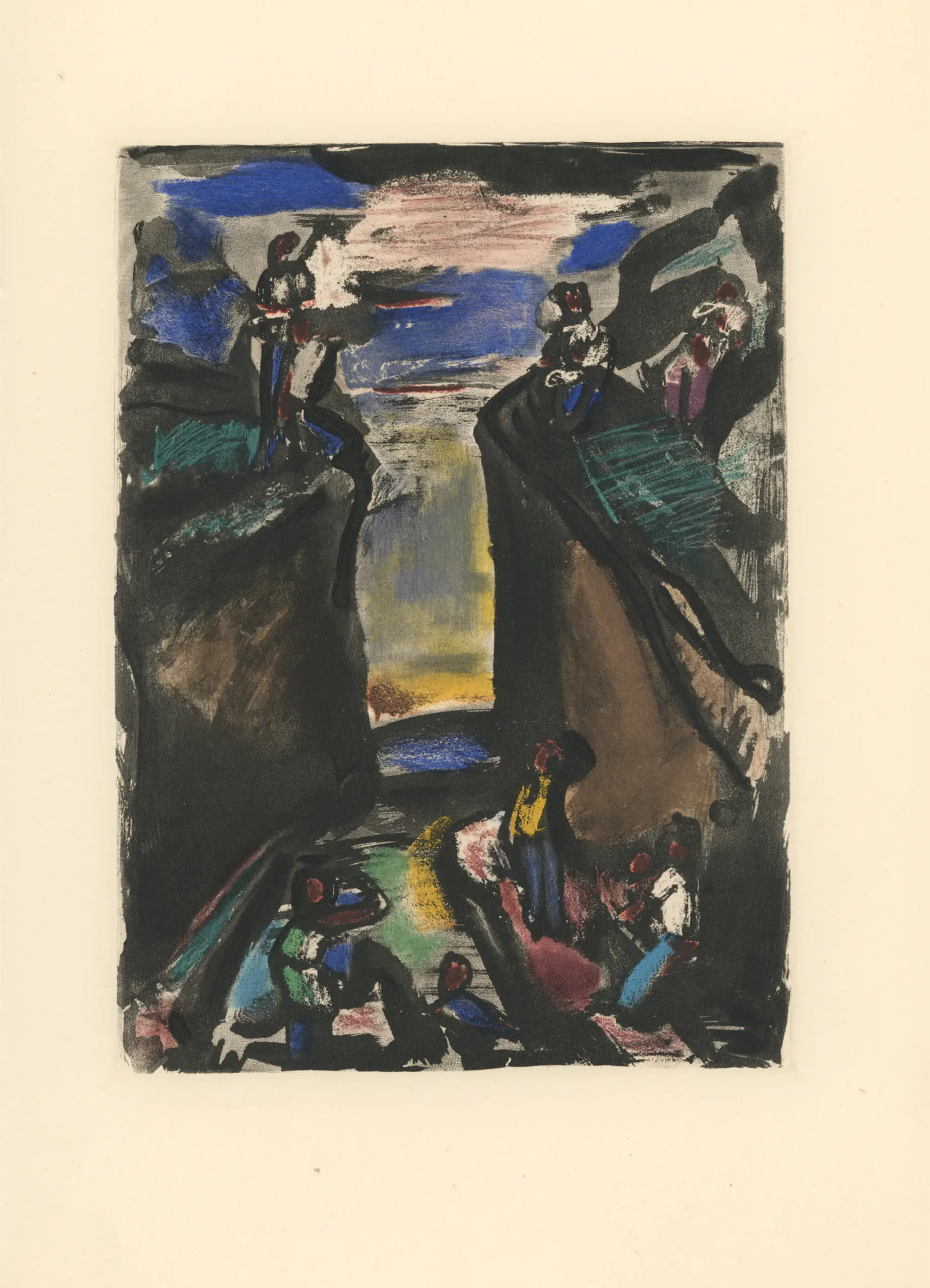 Exposition Georges Rouault retour à Saint-Malo Carnets de Gilbert 23 gravure Centre Cristel Éditeur d'Art