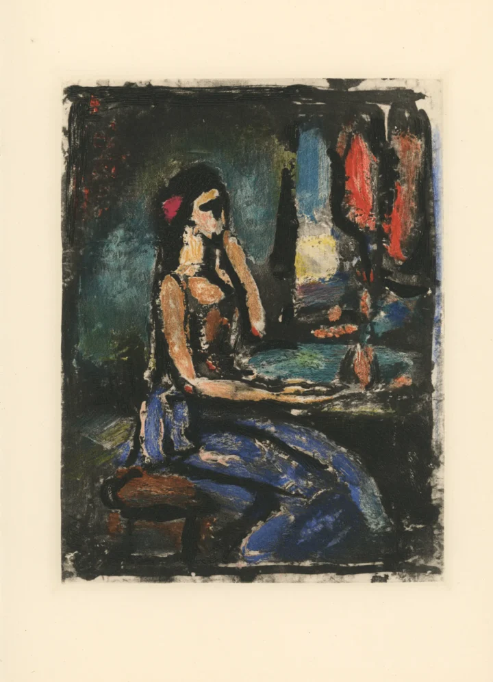 Exposition Georges Rouault retour à Saint-Malo Carnets de Gilbert 31 gravure Centre Cristel Éditeur d'Art