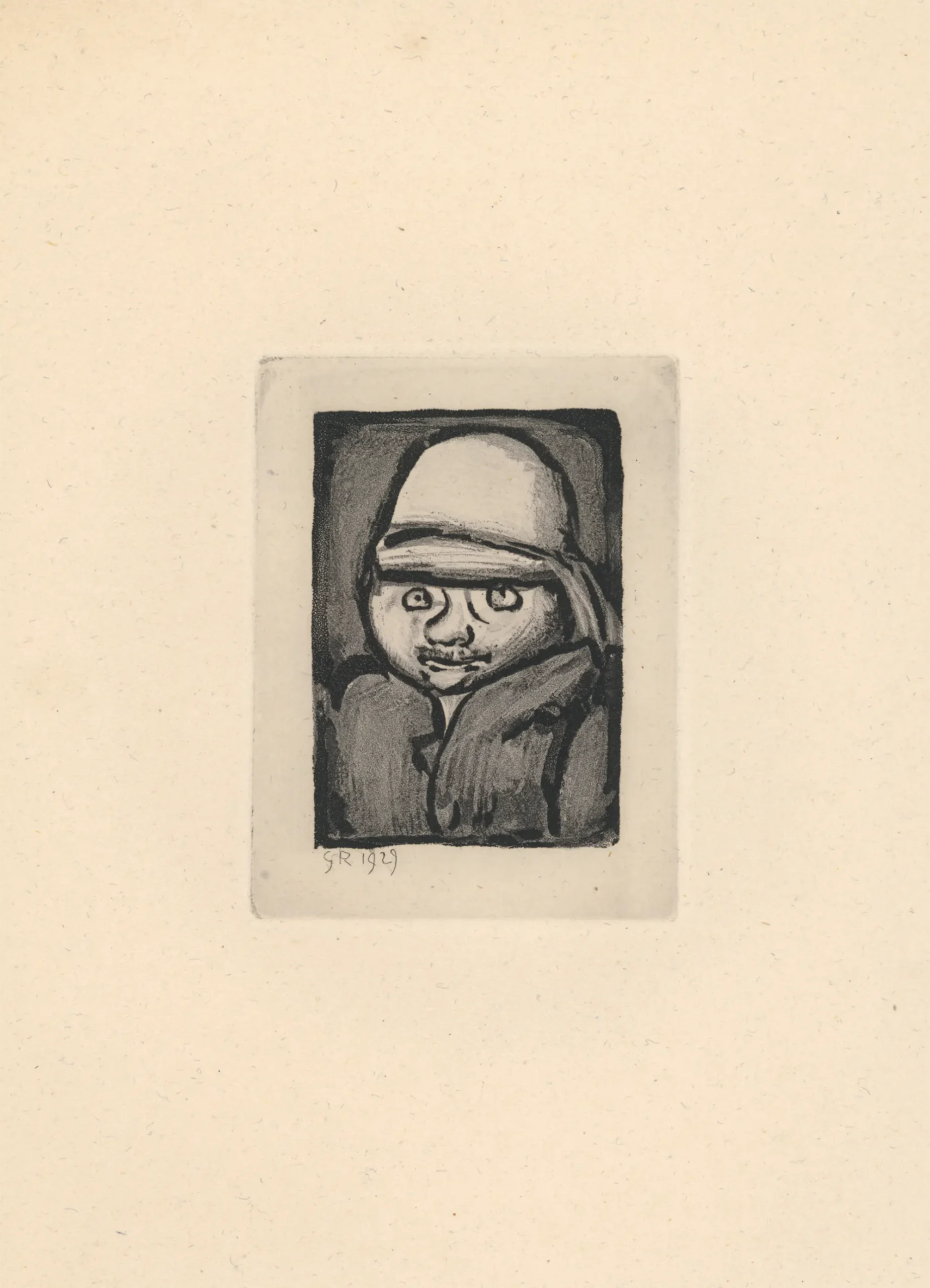 Exposition Georges Rouault Les Réincarnations du Père Ubu Fléau colon gravure Centre Cristel Éditeur d'Art
